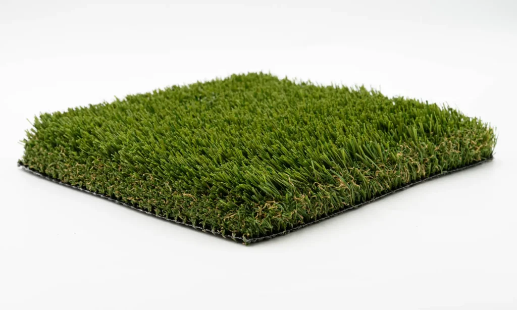 Square Hydro Pet artificial grass sample featuring long dense green blades